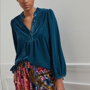 Anthropologie Velvet Sleep Top